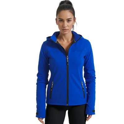 Produktbild von Elevate 39312 | Langley Ladies Softshell Jacket - Farbe: Blue - Größe: XL