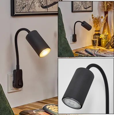 Produktbild von Gambellara »Gambellara« moderne Wandlampe aus Metall in Schwarz