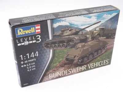 Produktbild von Revell Bundeswehr Vehicles, Military vehicle model kit, Montagesatz, 1:144, Unisex, Kunststoff, Second World War
