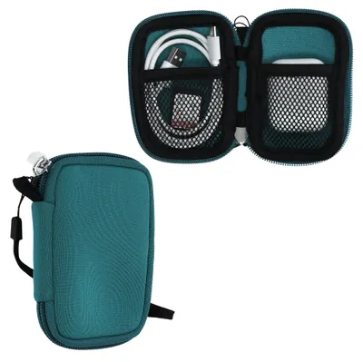 Produktbild von kwmobile In-Ear Kopfhörer Tasche aus Neopren - In Ear Kopfhörer Hülle mit Innentaschen für Zubehör - Kleine Aufbewahrungstasche für In Ear Headphones