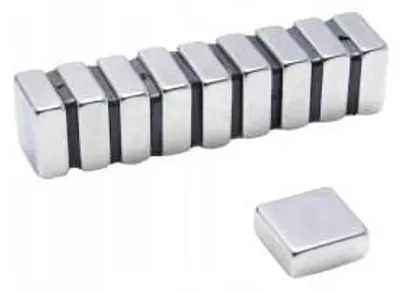 Produktbild von Top Magnesy - 50 Stück Neodym Magnete 12.5x12.5x5 mm N38 - extra starke Haftmagnete für Montage, Werkstatt & Industrie