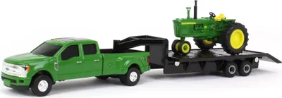 Produktbild von FORD F-350 mit Schwanenhalsdeck und JOHN DEERE 4020, ERT45841, Maßstab1/64, ERTL