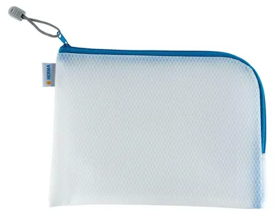 Image de HERMA 20009 Poche universelle A5 26x20cm Bleu poche zippée