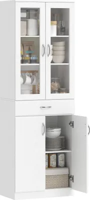 Produktbild von HOMCOM Küchenschrank Buffetschrank mit verstellbar Regal Schublade 2 Schrank
