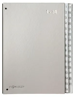 Produktbild von PAGNA Pultordner 24329-14 DIN A4 1-31 32Fächer Polyprpylen si