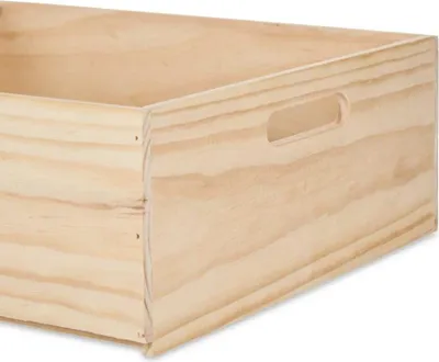 Obrázek produktu pro Dekorativní krabička ze dřeva 35 x 14 x 40 cm (4 kusy)