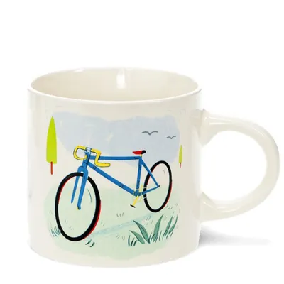 Produktbild von Becher Fahrrad - Cyclist Kaffeebecher Keramik ca. 13 x 8,9 x 8,5 cm für 350 ml
