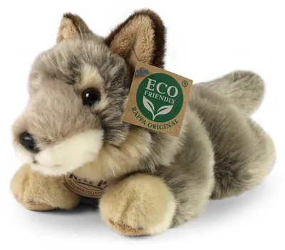 Image de Loup en peluche 23 cm ÉCOLOGIQUE