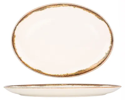 Obrázek produktu pro Servírovací mísa Kütahya Porselen – Fluer Amber – porcelán – 33 x 19 cm