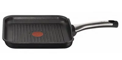 Produktbild von Tefal Talent Pro Grillpfanne, Quadratisch, Grillpfanne, Schwarz, Titanium Extra, 175 °C, Aluminium