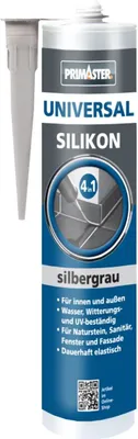 Produktbild von Primaster Universal Silikon 4 in1 silbergrau 300 ml