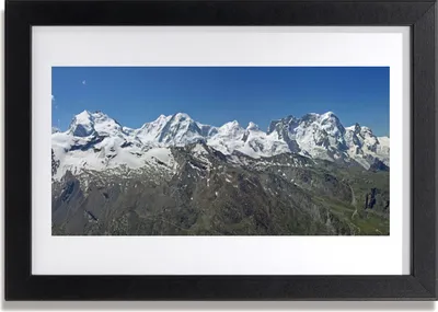 Produktbild von Bild 30x20 MDF-Rahmen Wandkunst Schneeberglandschaft