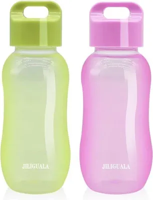 Produktbild von Grüne und violette Reisebecher 350ml, 2er Set