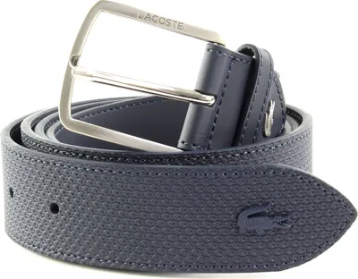 Produktbild von LACOSTE Leder Gürtel Men's Elegance Belt W110 Peacoat blau