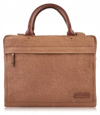 Produktbild von Paolo Peruzzi Herren Laptoptasche E-04, Braun, Kunstleder