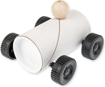 Produktbild von Rennauto Kartonrollen Bastelset für Kids