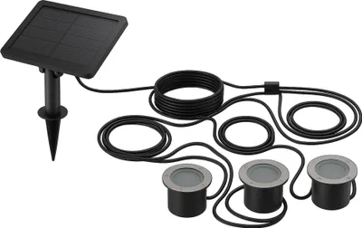 Produktbild von Set Aus 3 Eingelassenen Solarstrahlern SOLPOOL 100lm