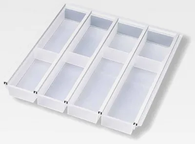 Produktbild von Besteckkasten Cuisio 50" Graphit transluzent