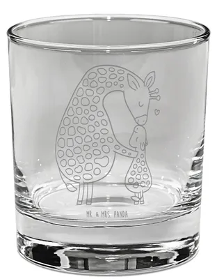 Produktbild von Mr. & Mrs. Panda Glas Giraffe Kind - Transparent - Geschenk, Sohn, Mama, Lieblingsmensch, Afrika, Gin, Tochter, Longdrinkglas, Mutter, Tumbler, Cocktailglas