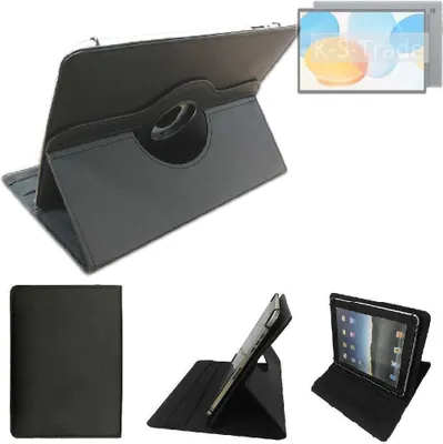 Produktbild von High quality kompatibel mit Teclast M40 Plus 2023 Schutz Hülle 360° Tablet Case Schutzhülle Flip Cover  schwarz. Tablet Hülle drehbar
