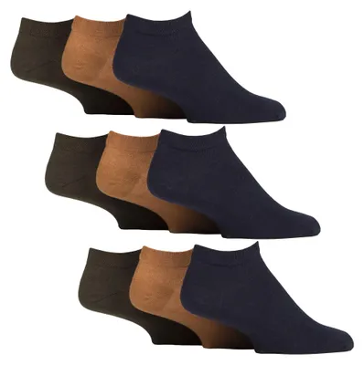 Produktbild von 9er Pack Herren Diabetiker Socken Sneaker | IOMI | Weit Socken Kurz Ohne Gummi