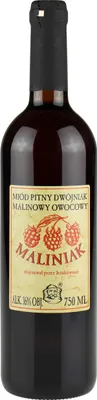 Produktbild von Maliniak-Dwójniak-Honig (Halber) 0,75L | Met Honigwein Metwein Honigmet | 750 ml | 16% Alkohol | Polnische Produktion | Geschenkidee | 18+
