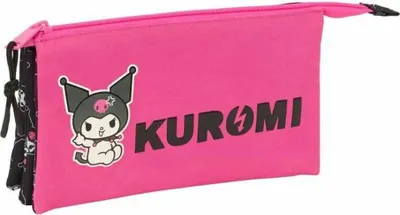 Produktbild von Safta Kuromi Triple Mäppchen Rosa  Mann Rosa One Size