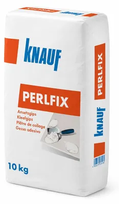 Produktbild von Knauf Perlfix Ansetzgips hellgrau, 10 kg