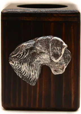 Imagen del producto de Art-Dog Portavelas para vela de té – Terrier checo