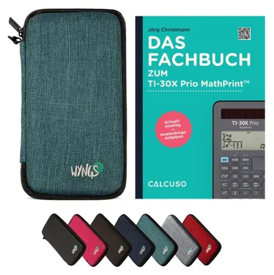 Produktbild von CALCUSO Zubehör Standardpaket Türkis kompatibel für Taschenrechner TI-30X Prio MathPrint