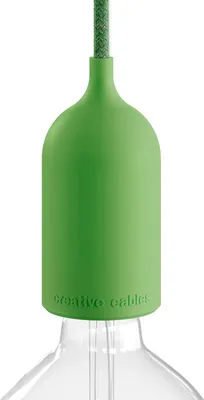 Immagine prodotto di EIVA Pastel, Kit portalampada per Esterno E27 IP65 in Silicone - Il Primo portalampada IP65 cablabile al Mondo - Verde Prato