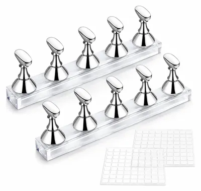 Productafbeelding van Set van 2 Nagelstandaard met 96 Punten en Magnetische Nagelhouders