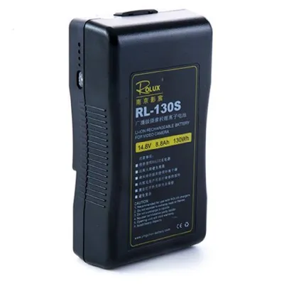 Imagen del producto de Batería Rolux V-Mount RL-130S, 130 Wh, 14,8 V, 8800 mAh