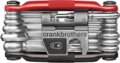 Zdjęcie produktu dla crankbrothers multitool rowerowy M19/czarno-czerwony, naprawa, narzędzie