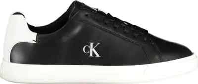 Produktbild von Schwarzer Damensportschuh mit weißen Kontrastdetails und Einlegesohlen
