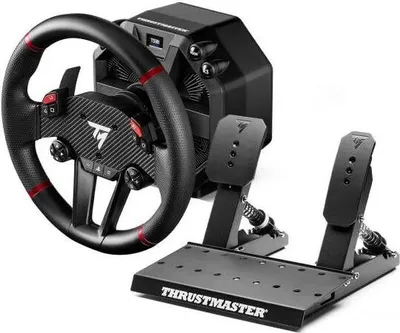 Produktbild von Thrustmaster T598 Lenkung und Pedale für PC/PS4/PS5 Schwarz/Rot - Direct Drive