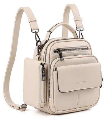Produktbild von TANTOMI Rucksack Damen Klein, Elegant Cityrucksack Damen Reiserucksack, Casual D