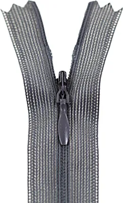 Produktbild von 1 Reißverschluss spiral verdeckt, 40cm, unteilbar, Naht verdeckt,312 murky grey