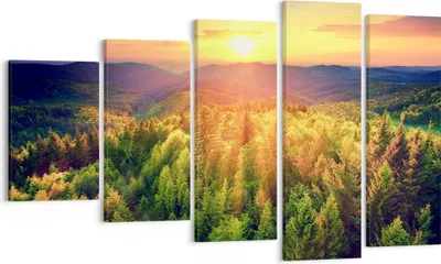 Produktbild von Bild auf Leinwand - Leinwandbild - Berge Natur - 100x60cm - Wand Bild - Wanddeko - Wandbilder - Leinwanddruck - Bilder - Kunstdruck - Wanddekoration - Leinwand bilder - Wandkunst - EG100x60-3697