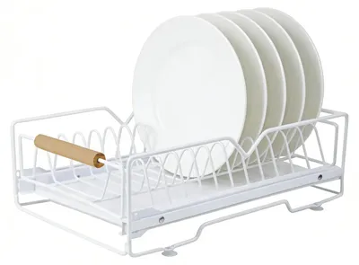 Immagine prodotto di Scaffale scolabiancheria - Cestello estraibile per armadio - Guide telescopiche - Ferro - Per armadio da cucina - Multiuso - Bianco