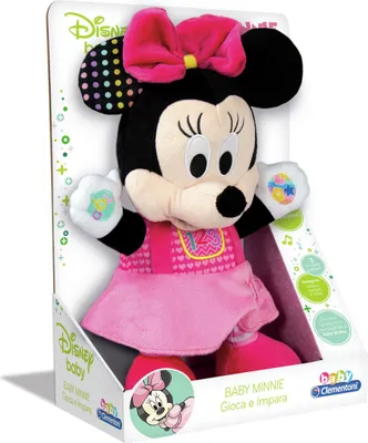 Zdjęcie produktu dla Clementoni Baby Minnie Play and Learn, Zwierzęta zabawki, 0,5 lat(a), Interaktywny, Brzmienie, AAA