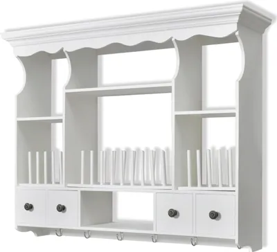 Immagine prodotto di Pensile da Cucina in Legno Bianco