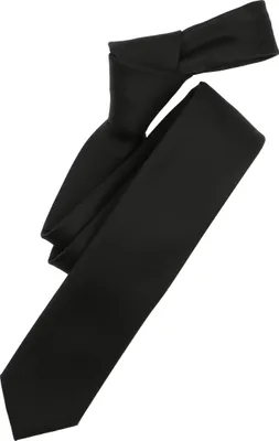 Produktbild von VENTI Herren Business-Krawatte 6cm Polyester/Seidenmix gewebt Schwarz