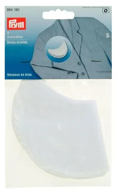 2er-Set Kleiderbügel aus Baumwolle, weiß, 18 cm