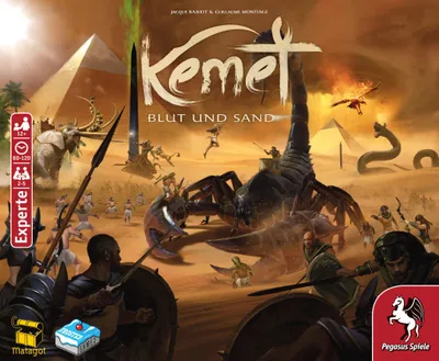 Produktbild von Pegasus Kemet - Blut und Sand (Frosted Games), Brettspiel, Strategie, 12 Jahr(e), 60 min