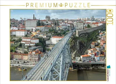Produktbild von CALVENDO Puzzle Ponte Luis I. in Porto | 1000 Teile Lege-Größe 64x48cm Foto-Puzzle für glückliche Stunden