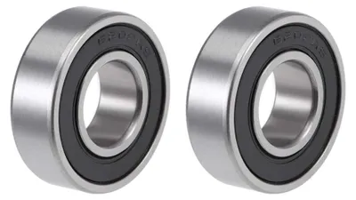 Rillenkugellager 6202-10-2RS, 5/8" x 35 mm x 11 mm, 2 Stück, abgedichtet