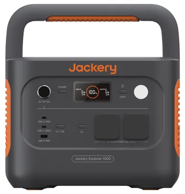 Obrázek produktu pro Jackery Explorer 1000V2, AC, Zapalovač na doutníky, Solární, 1070 Wh, 1500 W, 3000 W, 12 V, 18 W