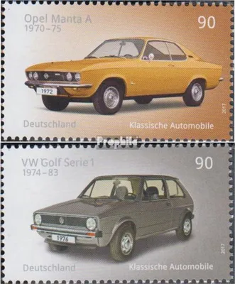 Produktbild von Briefmarken BRD (BR.Deutschland) 2017 Mi 3297-3298 (kompl.Ausg.) postfrisch Deutsche Automobile