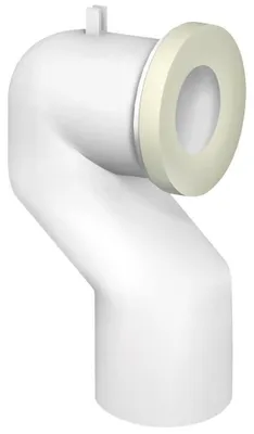 Produktbild von WC-Bogen 90°, D. 110mm, Offset, ABS/weiß